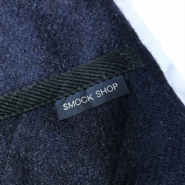 《良品◎》THE SMOCK SHOP ザ スモックショップ★キルティングジャケット*カバーオール*ネイビー*サイズL(MW2668)◆S80_画像5