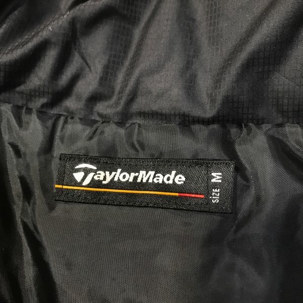 《良品◎》TaylorMade テーラーメイド★袖肘下着脱*スポーツブルゾンジャケット*ゴルフ*ブラック*サイズM(MW2686)◆S60_画像5