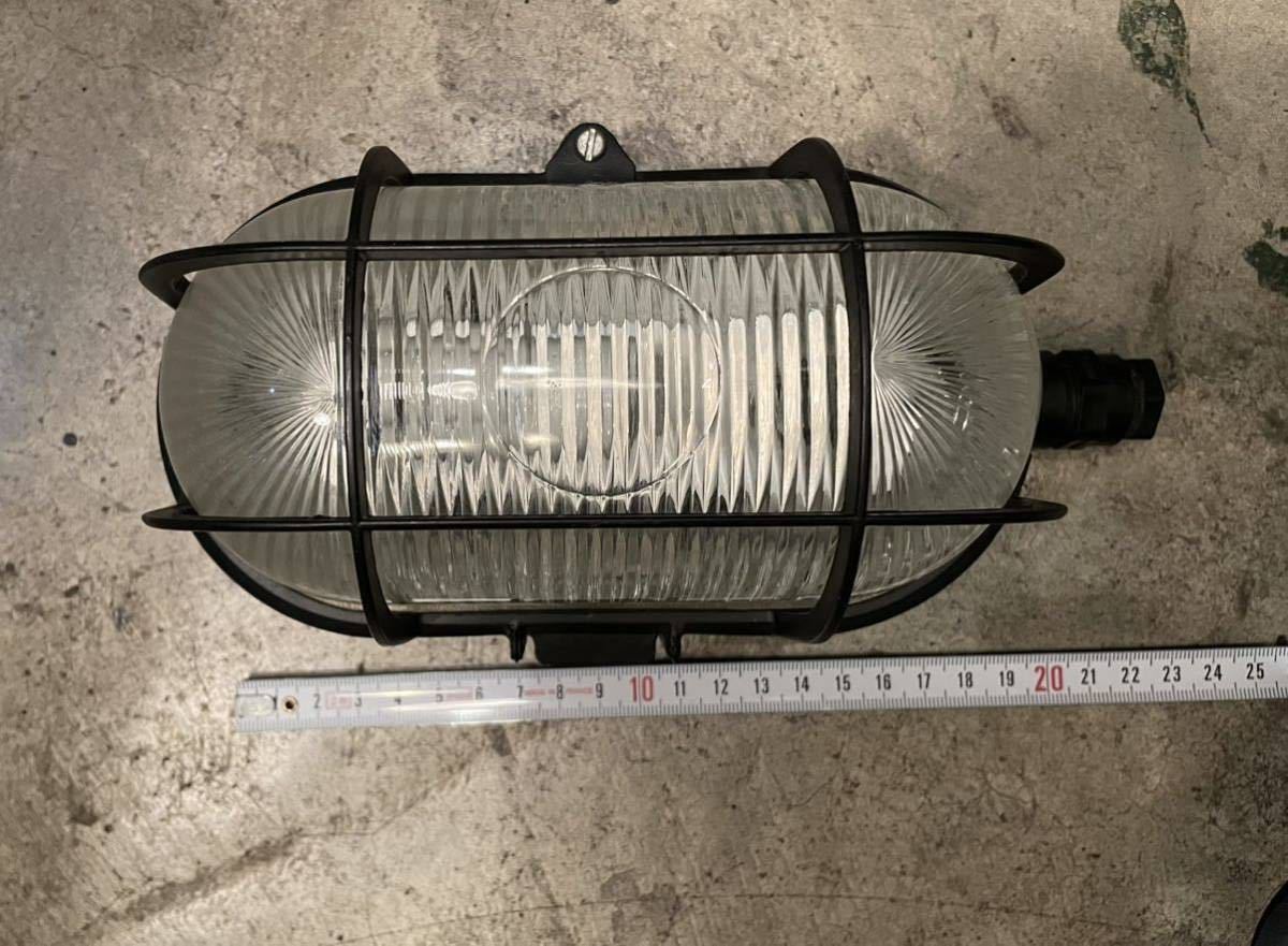 カプセル ランプ industrial lamp ( インダストリアル ガラス ドーム 工場 カフェ British マイナスネジ使用 )_画像8