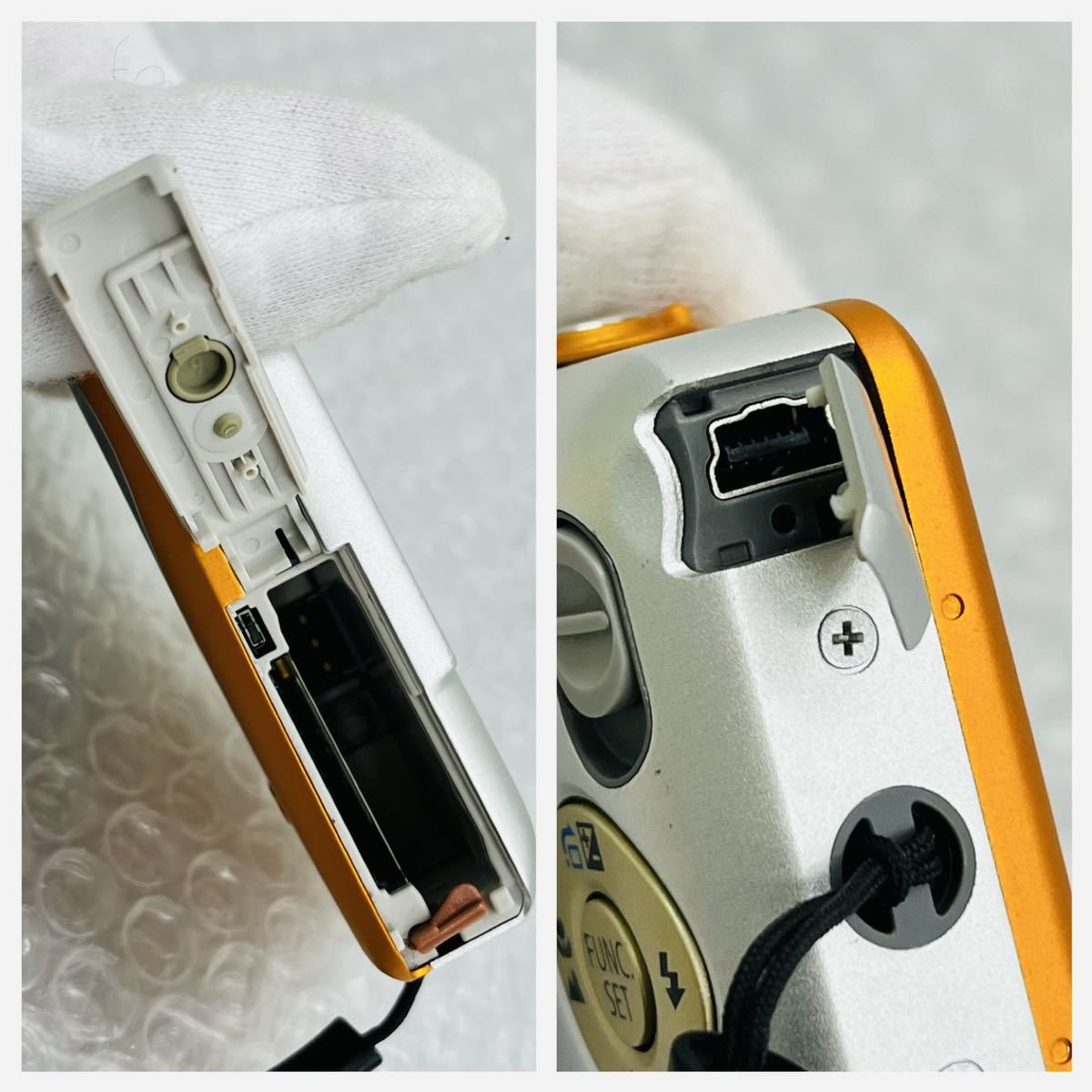I♪ 動作品 Canon キャノン IXY 110 IS コンパクト デジタルカメラ PC1355 オレンジ デジカメ_画像6