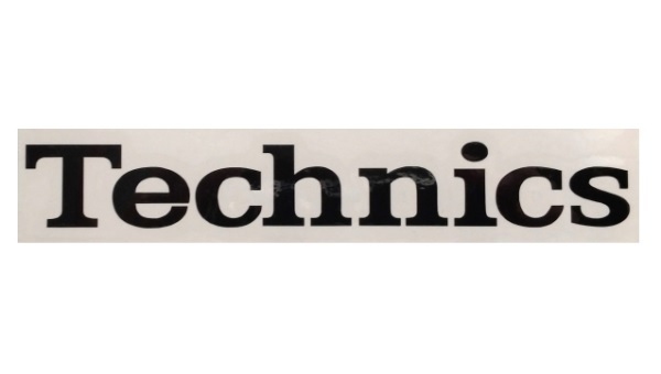 カッティング シール ステッカー 切り文字２枚売り Technics ターンテーブル レコードプレイヤー テクニクス 松下電器 ナショナル_画像2