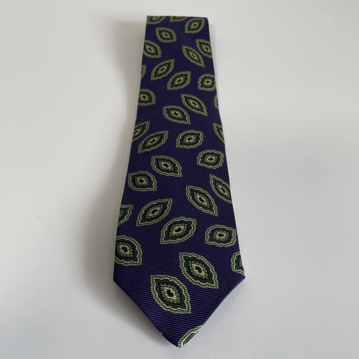 POLO by RALPH LAUREN( Polo bai Ralph Lauren ) purple green circle necktie 