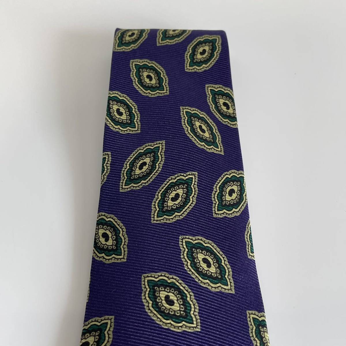 POLO by RALPH LAUREN( Polo bai Ralph Lauren ) purple green circle necktie 