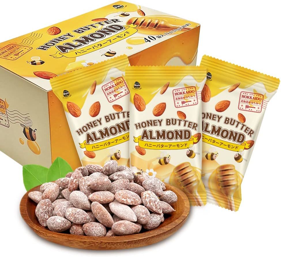 ハニーバターアーモンド1kg (25g×40袋)Daily Nuts & Fruits(デイリーナッツアンドフルーツ) 菓子　ナッツ　おやつ　子供　プレゼント_画像1