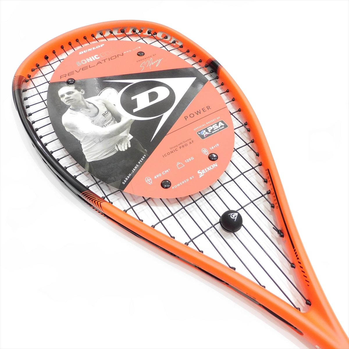 送料込・新品/スカッシュラケット・ダンロップ・DUNLOP SONIC CORE REVELATION PRO LITE/レヴェレーション プロ ライト/テクニファイバー_画像2