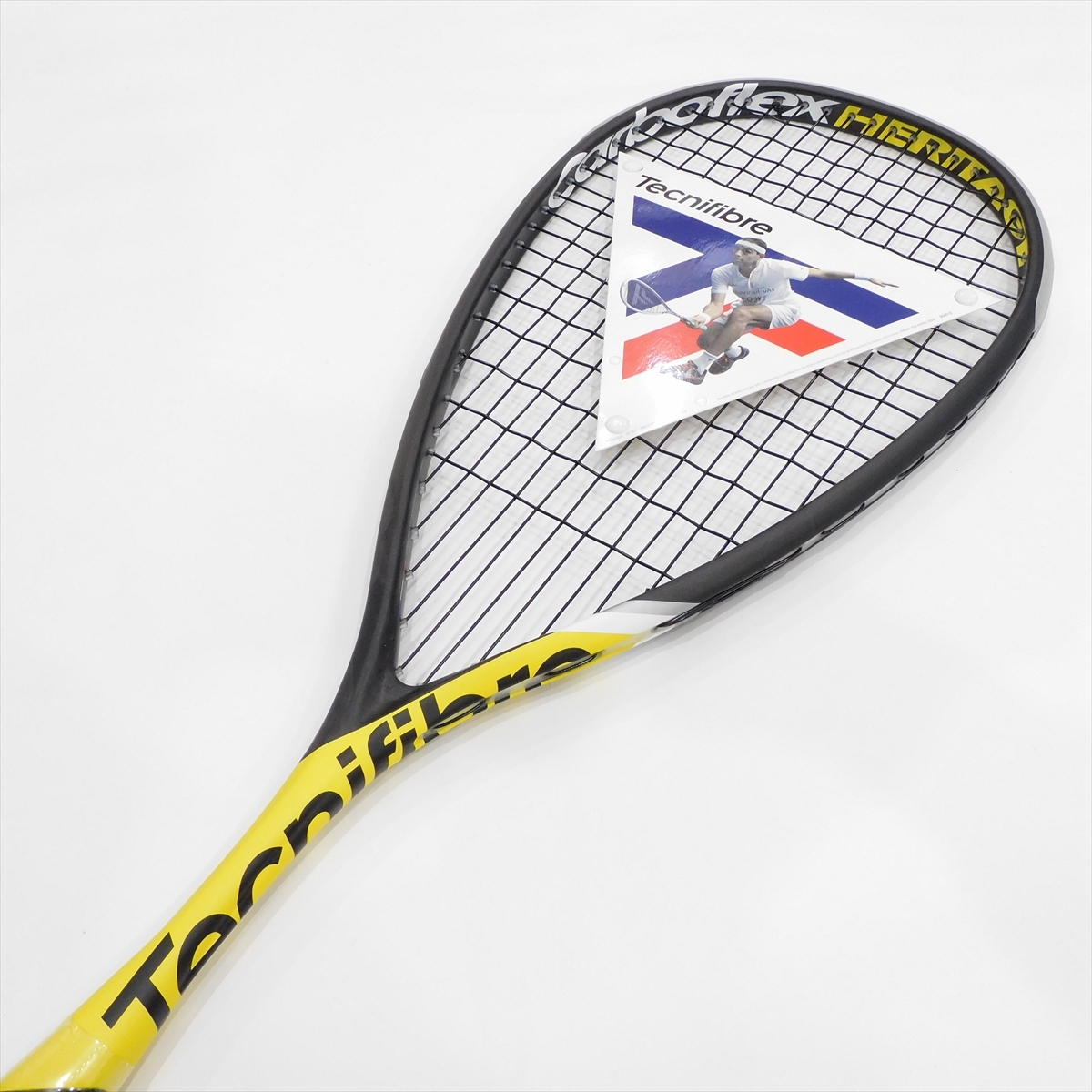 送料込・スカッシュ ラケット テクニファイバー・カーボフレックス125 ヘリテージ2 /Tecnifibre Carboflex125Heritage2/キャノンボール125_画像4