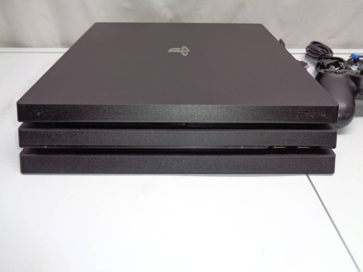 25-10　PS4　PlayStation4 本体 Pro ジェット・ブラック 1TB CUH-7200BB01_画像5
