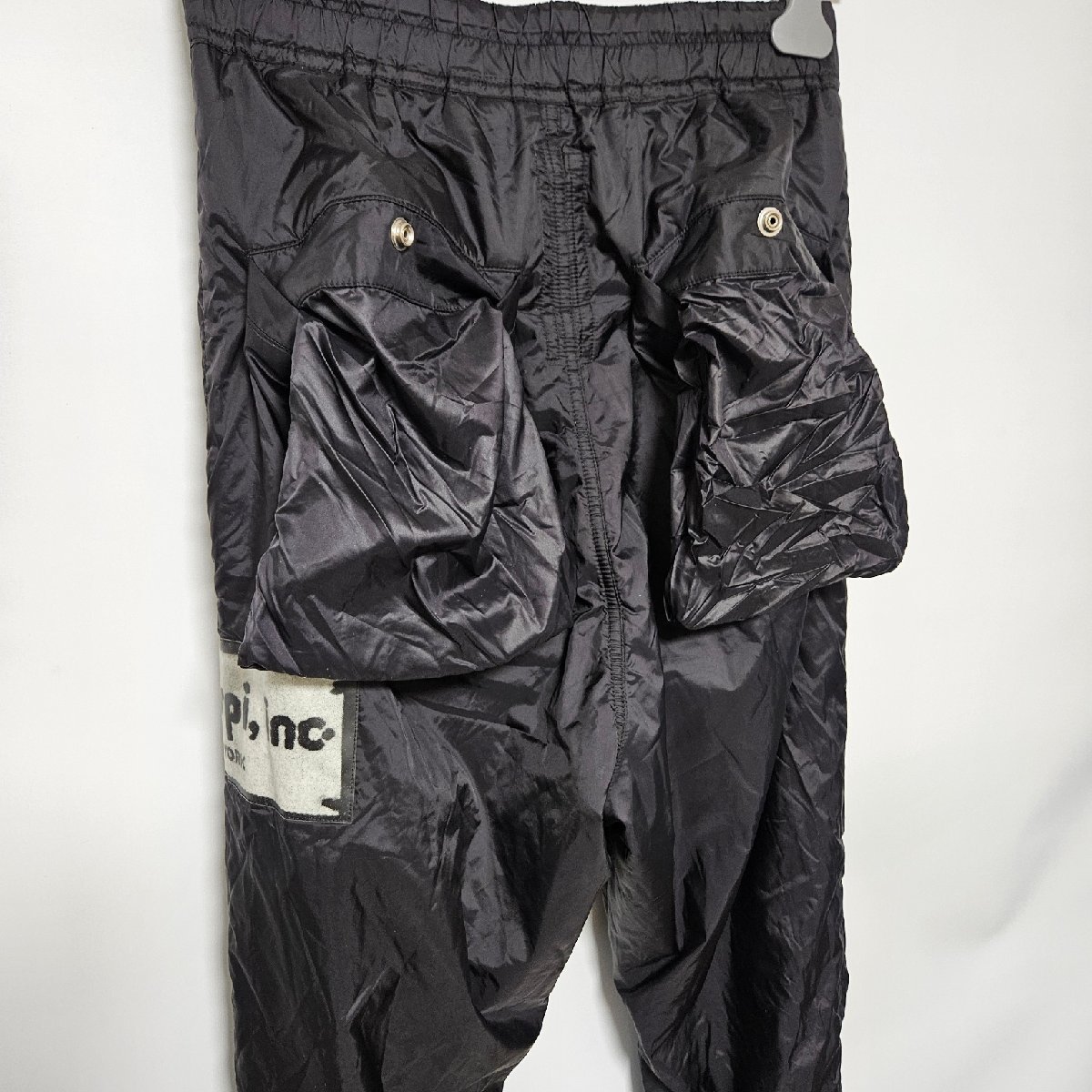 【希少】Rick Owens 19AW BLACK TRACK PANTS サイズ46 ブラック トラック パンツ RR19F4388-NZEH8_画像6