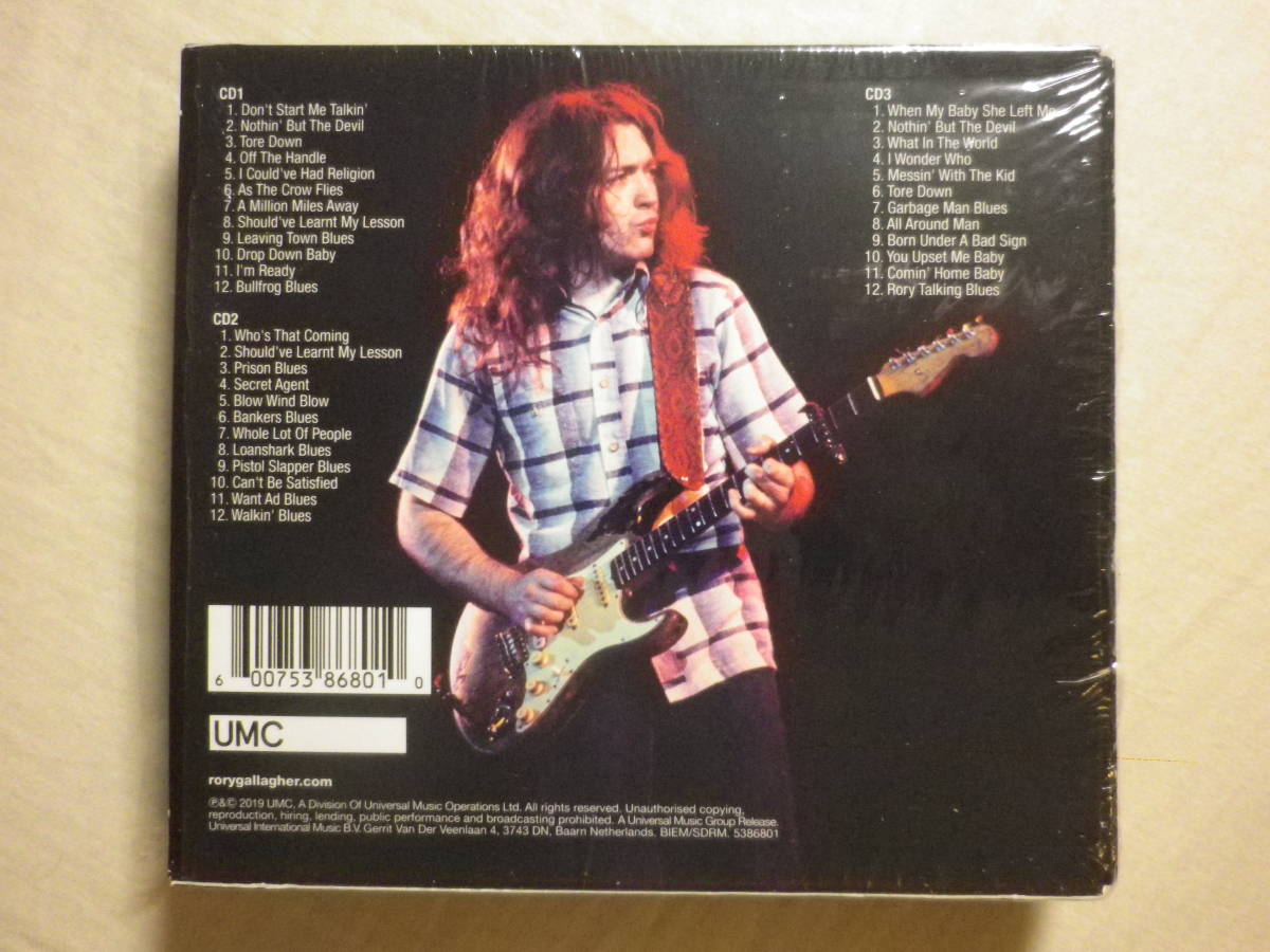 『Rory Gallagher/Blues(2019)』(CHESS 5386801,輸入盤,Digipak,3CD,全36曲収録,UK,ブルース・ロック,名ギタリスト)_画像2