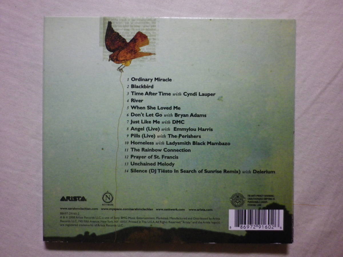 『Sarah Mclachlan/Rarities, B-Sides And Other Stuff Volume 2(2008)』(ARISTA 8697-29160-2,USA盤,レア音源集,SSW,Digipak)_画像2