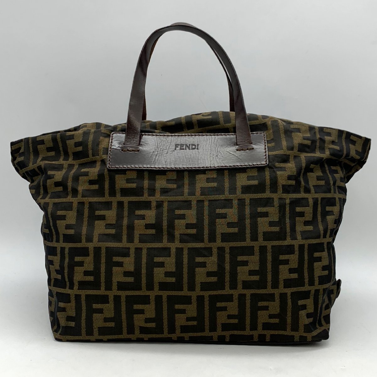 1円～/FENDI/フェンディ/71-15823-2-991/ズッカ柄/ハンドバッグ/トートバッグ/バッグ/かばん/ブランド/レディース/I057_画像2