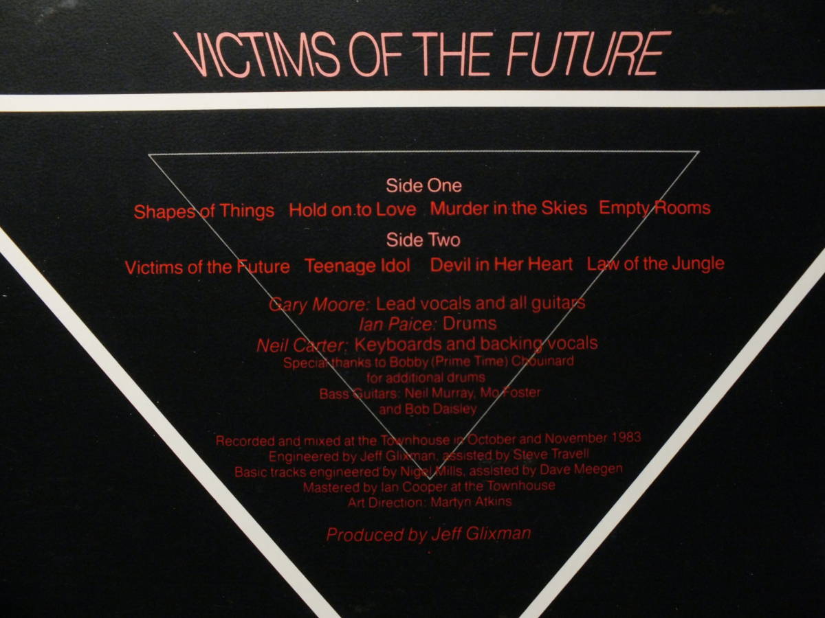 LP VIL-6083 GARY MOORE ゲイリー・ムーア VICTIMS OF THE FUTURE 【8商品以上同梱で送料無料】_画像4