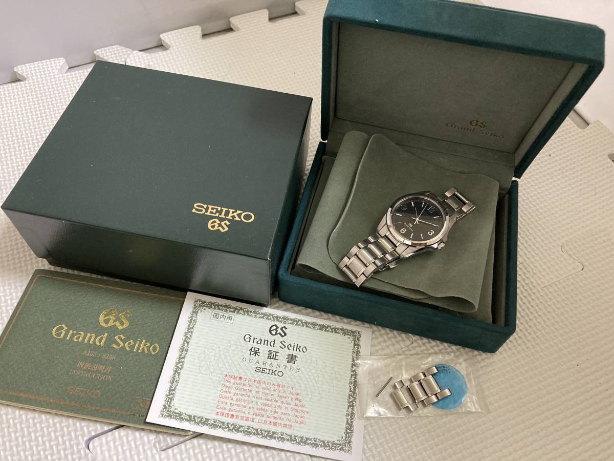 GS GRAND SEIKO グランドセイコー 8J55-0010 メンズ腕時計 箱/説明書付_画像2