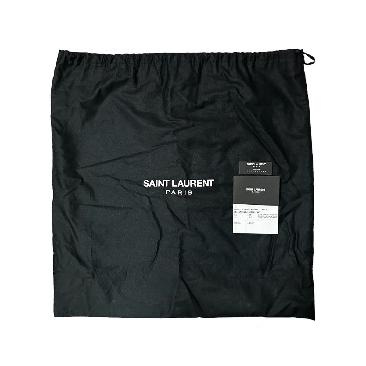 【美品!!】SAINT LAURENT サンローラン サックドジュール スモール ハンドバッグ ライトグレー×パイソン 鑑定済み■