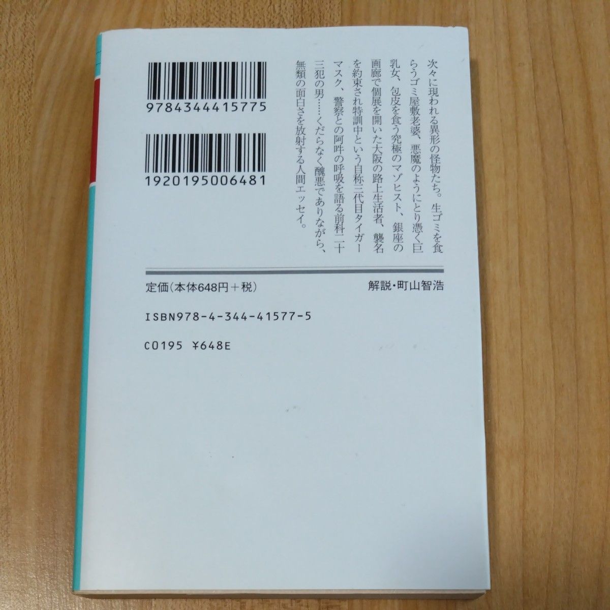 人生解毒波止場 （幻冬舎文庫　ね－１－２） 根本敬／〔著〕