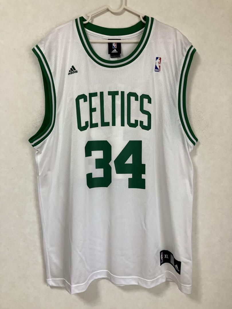 【美品】 NBA CELTICS ポール・ピアース PIERCE #34 ボストン・セルティックス adidas アディダス ユニフォーム ジャージ バスケ XL　白