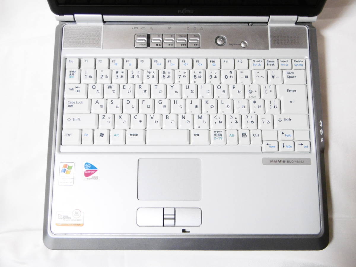 OS Windows 98 SE FMVノートPC BIBLO NB75J Pentium M 725 Intel OS Windows 98 SE FMVノートPC BIBLO NB75J Pentium M 725 Intel