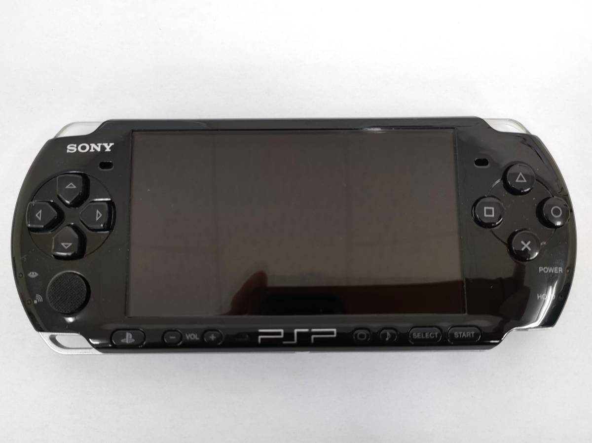 【極美品】PSP-3000 プレイステーション・ポータブル（ピアノ・ブラック）新品互換バッテリー＆クリアハードケース＆microSD8GB_画像3