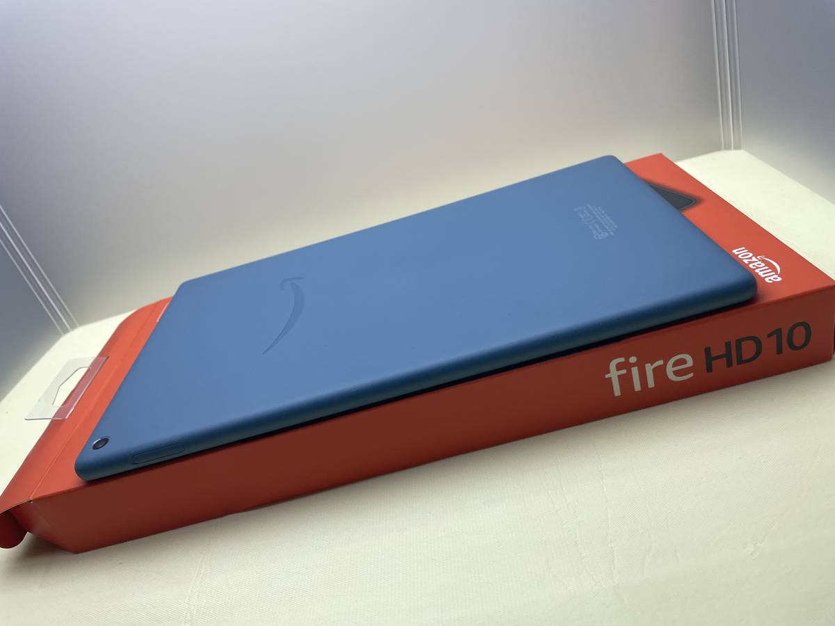中古 Amazon Fire HD 10 第9世代 32GB ブルー 2019年 箱付属品有_画像4