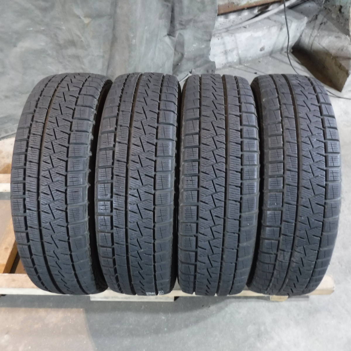 9分山 品質良し ICE ASIMMETRICO 155/65R14 中古スタッドレス PIRELLI(ピレリ) 愛知手渡し,交換可 個人宅配送不可 874-43_画像9