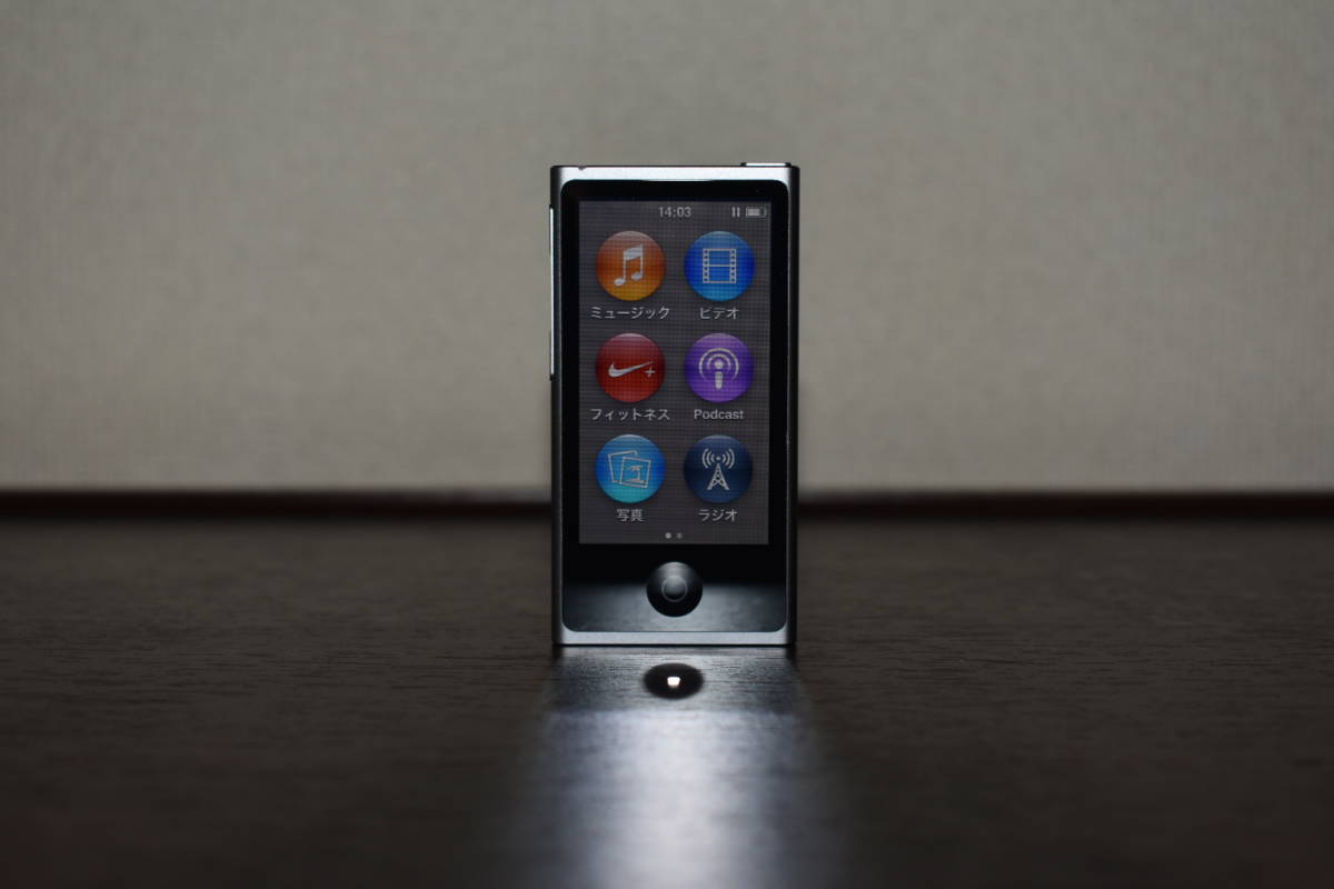 原文 Apple Ipod Nano 第7世代スペースグレイフルセット16gb Me971j