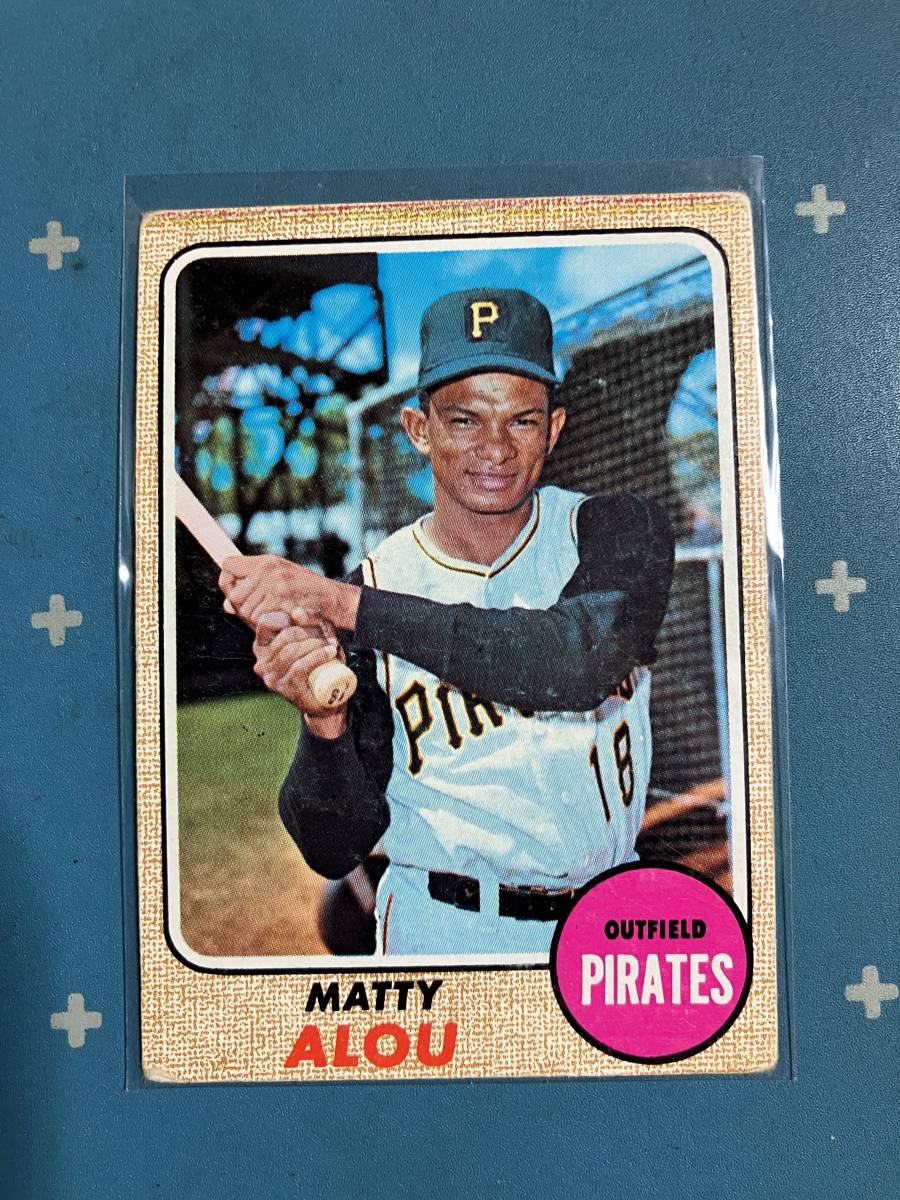 1968 Topps Baseball #270 Matty Alou 2 Time All Star Selection, 1966 NL Batting Champ with .342 Batting Average_画像1