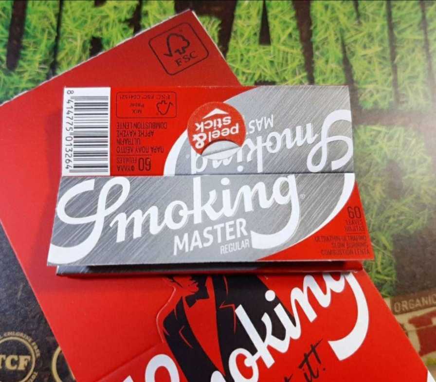 特価☆スモーキングマスター 極薄 ペーパー 1箱 50個 手巻きタバコ用 巻紙 Smoking MASTER スモーキング_画像1