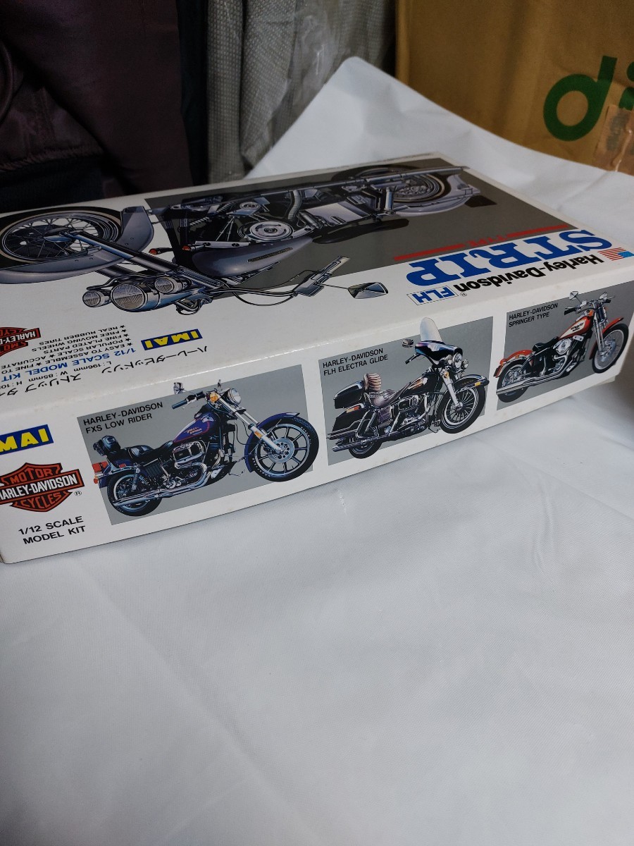  Imai Harley Davidson strip type FLH 1/12 plastic model | IMAI