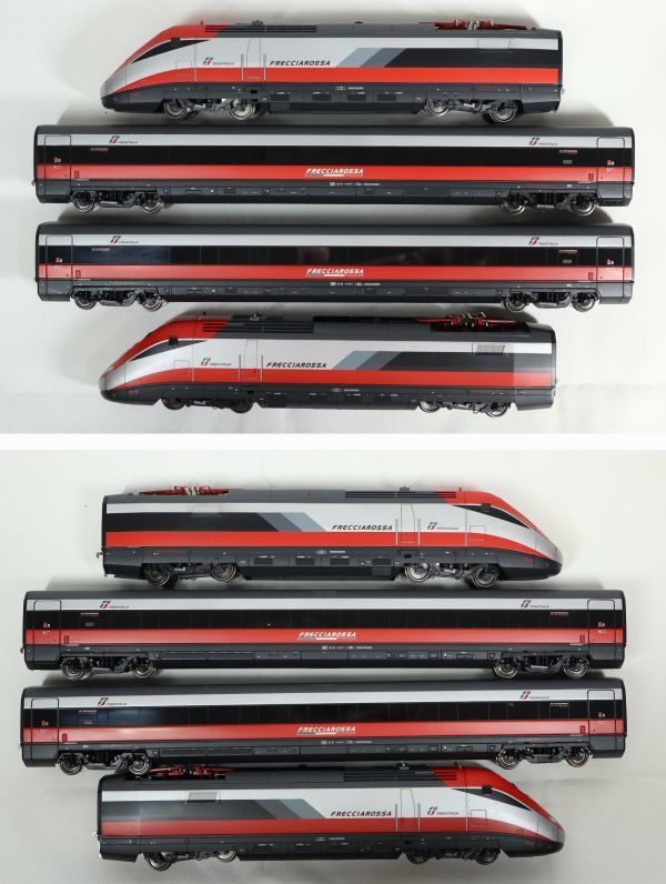 I01114【HOゲージ】ACME アクメ 7100 ETR 500 Frecciarossa フレッチャロッサ 4両セット イタリア 鉄道 高速列車_画像3