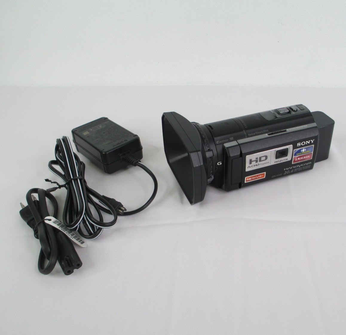 D-1【中古】 ② SONY　デジタルビデオカメラ Handycam ハンディカム　2012年製　HDR-PJ590V_画像2