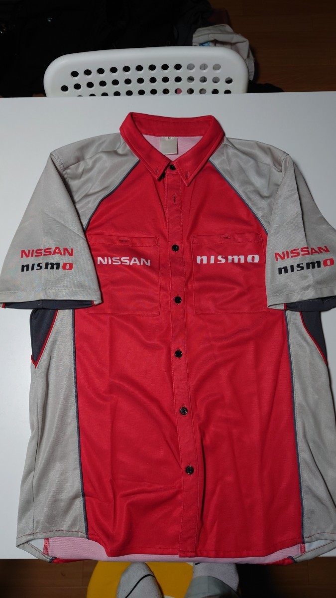 支給品 日産 NISMO スタッフ　メカニック　ポロシャツ　サイズM 半袖 GT-R スーパーGT 