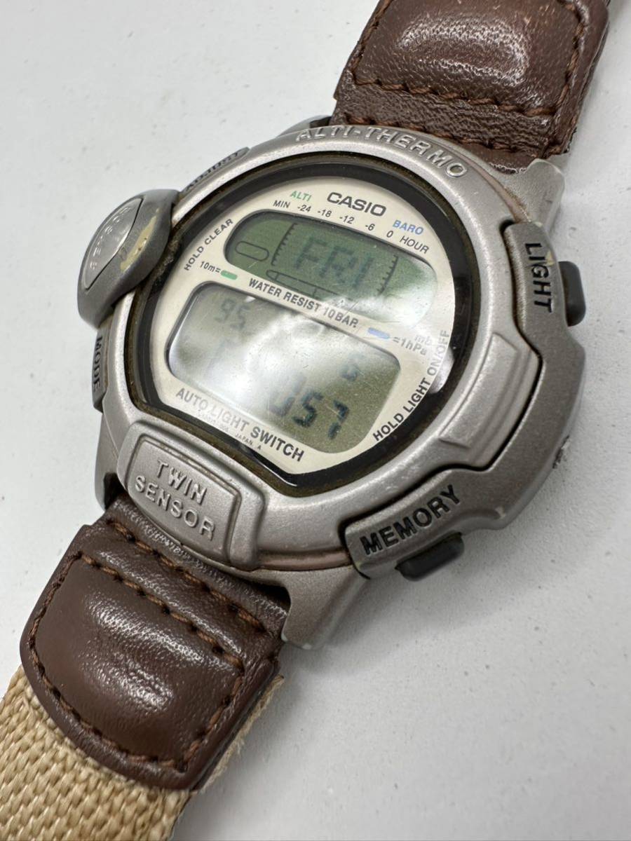 【 CASIO】プロトレック Ley 腕時計 PRL-20 1676 中古品　電池交換済み　稼動品　わけあり　69-1_画像4