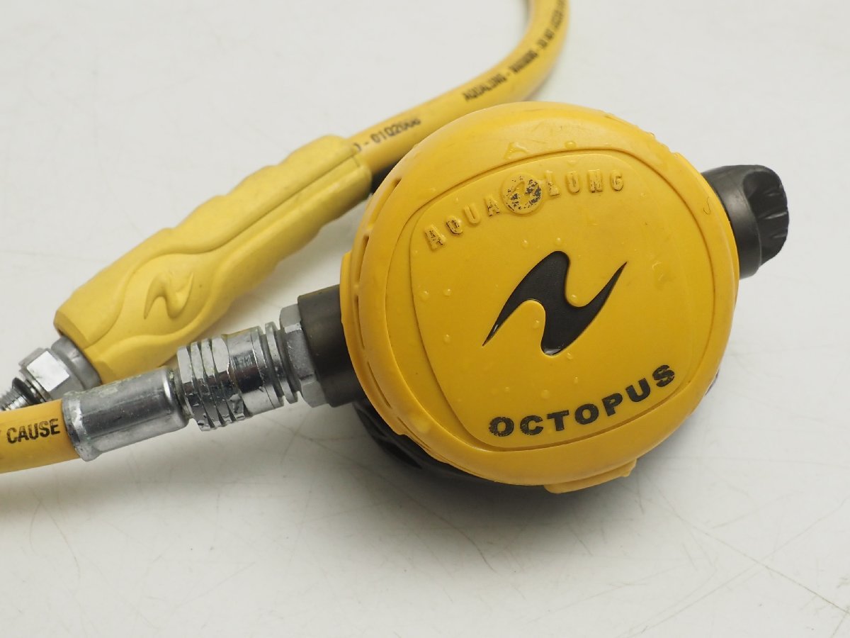 USED AQUALUNG アクアラング オクトパス 動作確認済 スキューバダイビング用品 [3FL-56740]の画像2