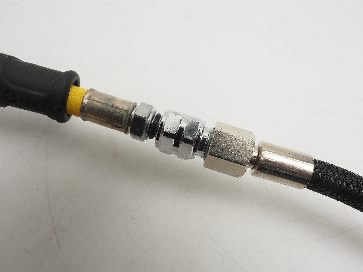 USED regulator hose for hose adaptor male :9/16 female :3/8 scuba diving supplies [C9-56743]