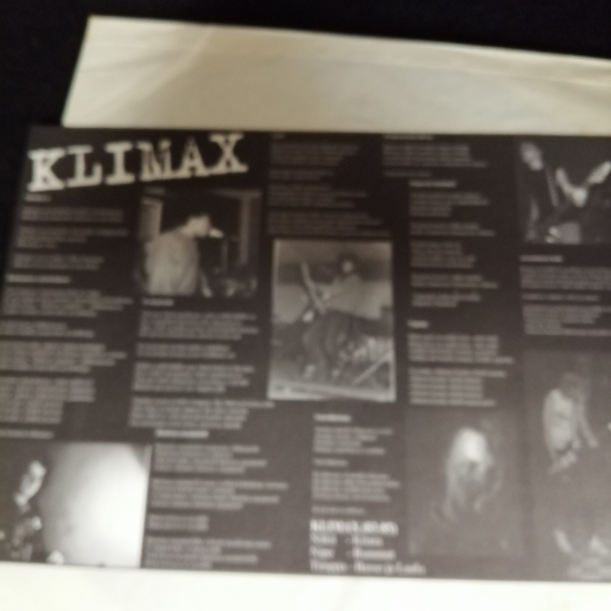 C12 中古LP 中古レコード　KLIMAX 84-85 ASSI 001 ドイツ　パンク　ハードコア_画像4