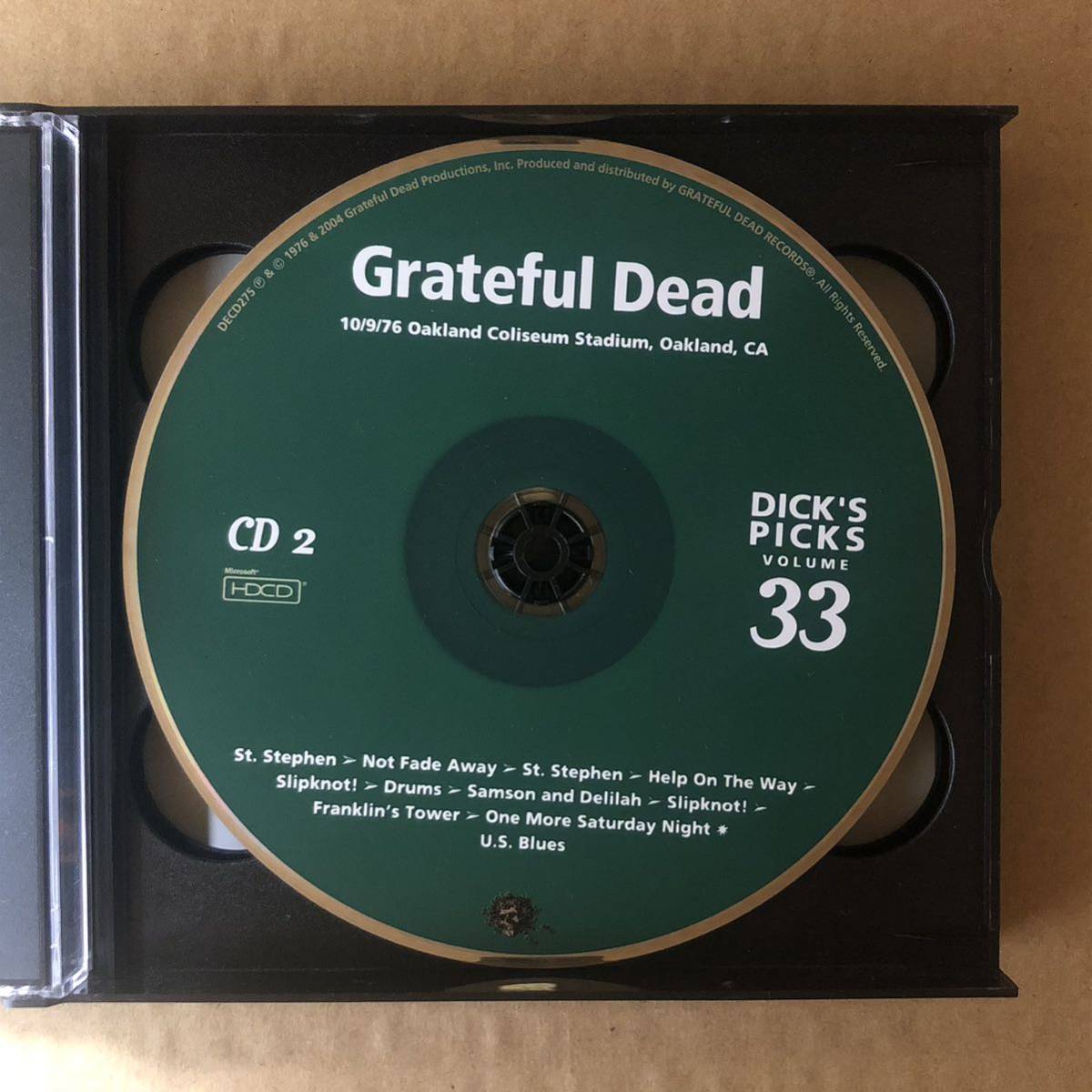 C12 中古CD グレイトフルデッド Grateful Dead Dick's Picks Vol.33 10/9&10/76 Oakland Coliseum Stadium CA_画像4