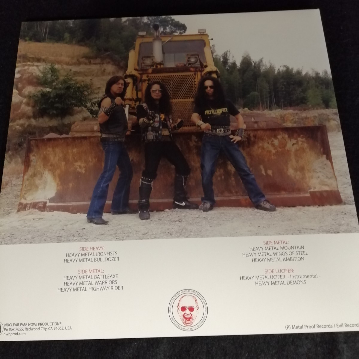 C12 中古LP 中古レコードMETALUCIFER heavy metal bulldozer ANTI-GOTH165 US盤 4LP スプラッタービニール ジャパメタ　DVD 欠品_画像7