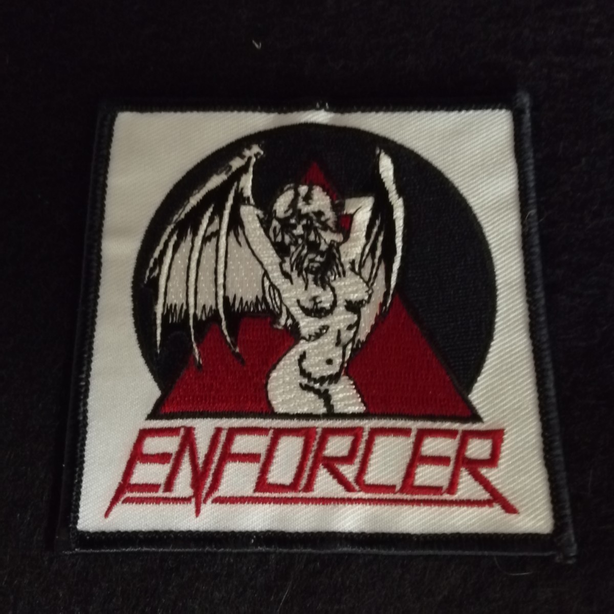 C12 中古LP 中古レコードENFORCER into the night US盤 HA5-5007-1-5 100枚限定パープルビニール ワッペン付 スウェーデン スピードメタルの画像10