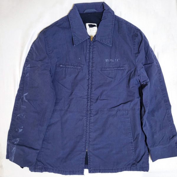 3着　米軍 80s U.S.NAVY　Utility Jacket　ユーティリティー　ジャケット　サブマリン　ビンテージ　ブルー　N-1 デッキジャケット　古着卸_画像4