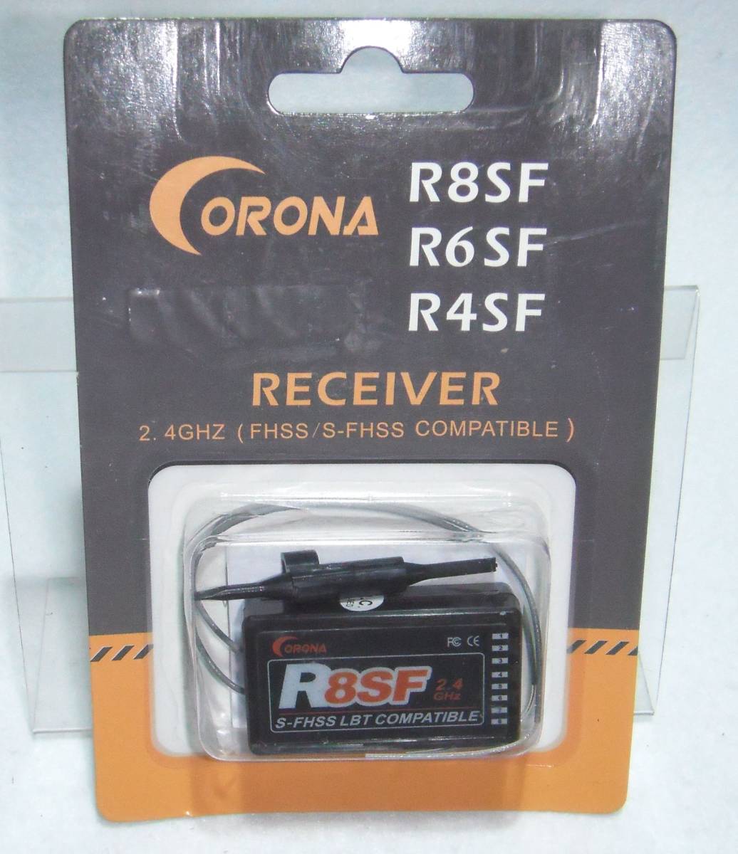 ☆Corona R8SF 2.4GHz S-FHSS 8chレシーバー S.BUS対応 フタバ互換☆Futaba T-6K T-8J T-10J 14SG 16SZ 18SZ 16iZ_画像1