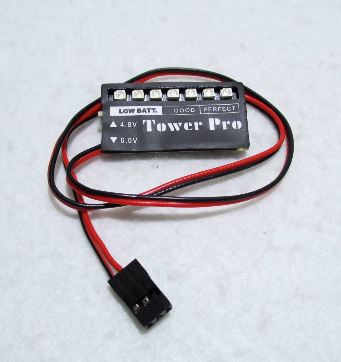 ☆TowerPro(コピー品) 受信機用 オンボードバッテリーチェッカー4.8V～6.0V☆GP エンジン ヘリコプター 飛行機 ドローン_画像3