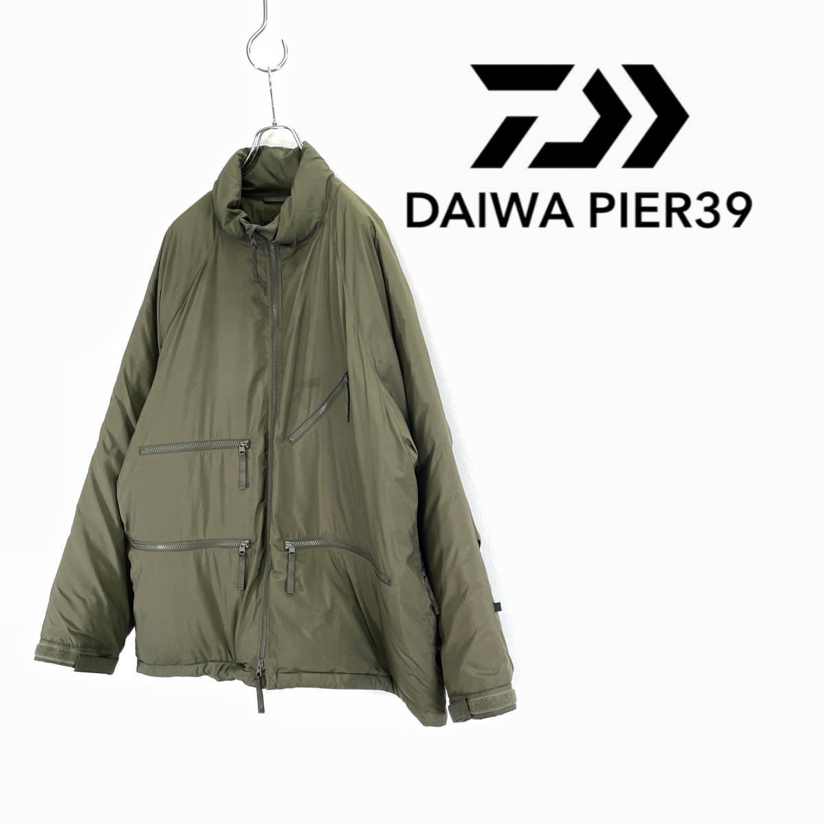 2021AW DAIWA PIER 39 TECH MULTI POCKET MIDDLER DOWN JACKET ダイワ テック マルチポケット ダウン ジャケット size L 1221861_画像1