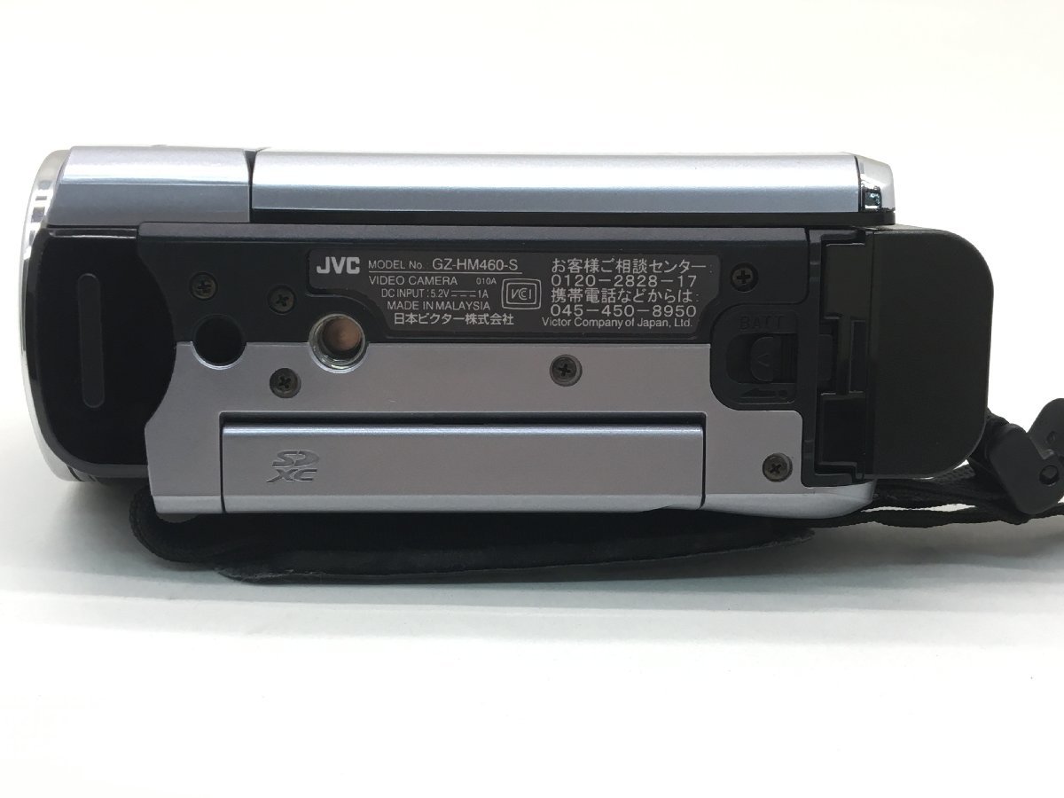 JVC Everio GZ-HM460-S/KONICA MINOLTA HD LENS 40x OPTICAL ZOOM/AF f=2.9-116mm 1:1.8 デジタルビデオカメラジャンク 中古【UW120071】_画像5