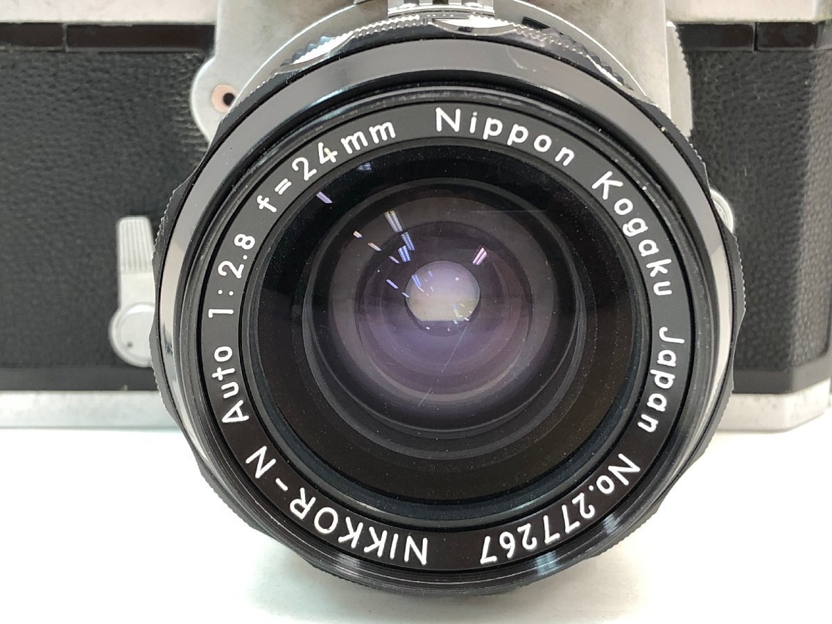 Nikomat FT/NIKKOR-N Auto 1:2.8 f=24mm 一眼レフカメラ ジャンク 中古【UW120085】_画像2