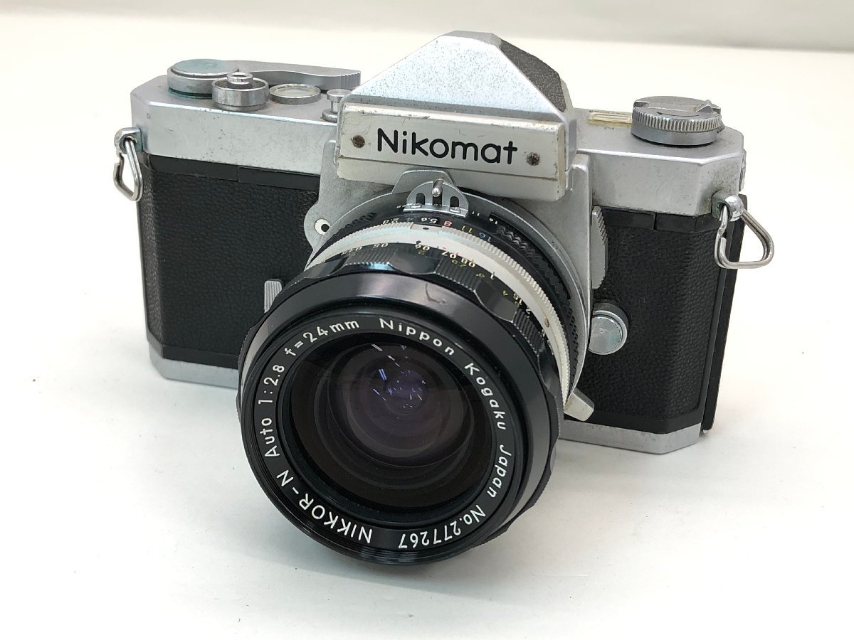 Nikomat FT/NIKKOR-N Auto 1:2.8 f=24mm 一眼レフカメラ ジャンク 中古【UW120085】_画像1