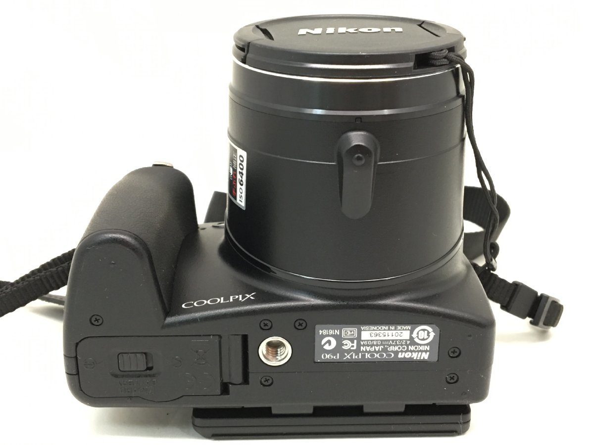 Nikon COOLPIX P90 コンパクト デジタルカメラ ケース付き ジャンク 中古【UW120483】_画像4