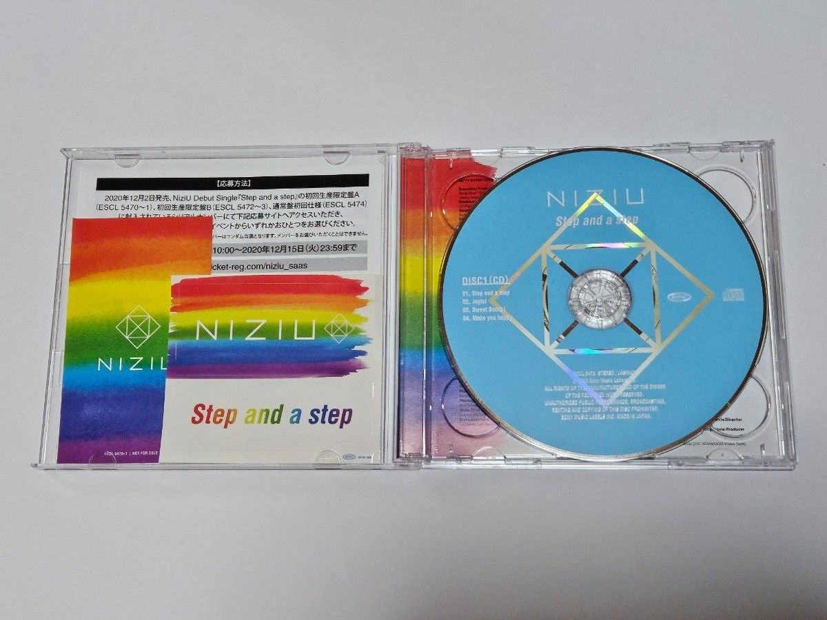 年末セール！NiziU CD&DVD Step and a step (初回生産限定盤A) (特典あり)