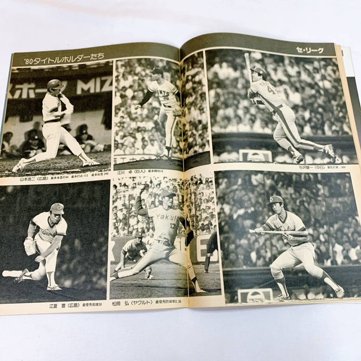 K5-T12/23 週刊ベースボール　'81プロ野球選手写真名鑑_画像5