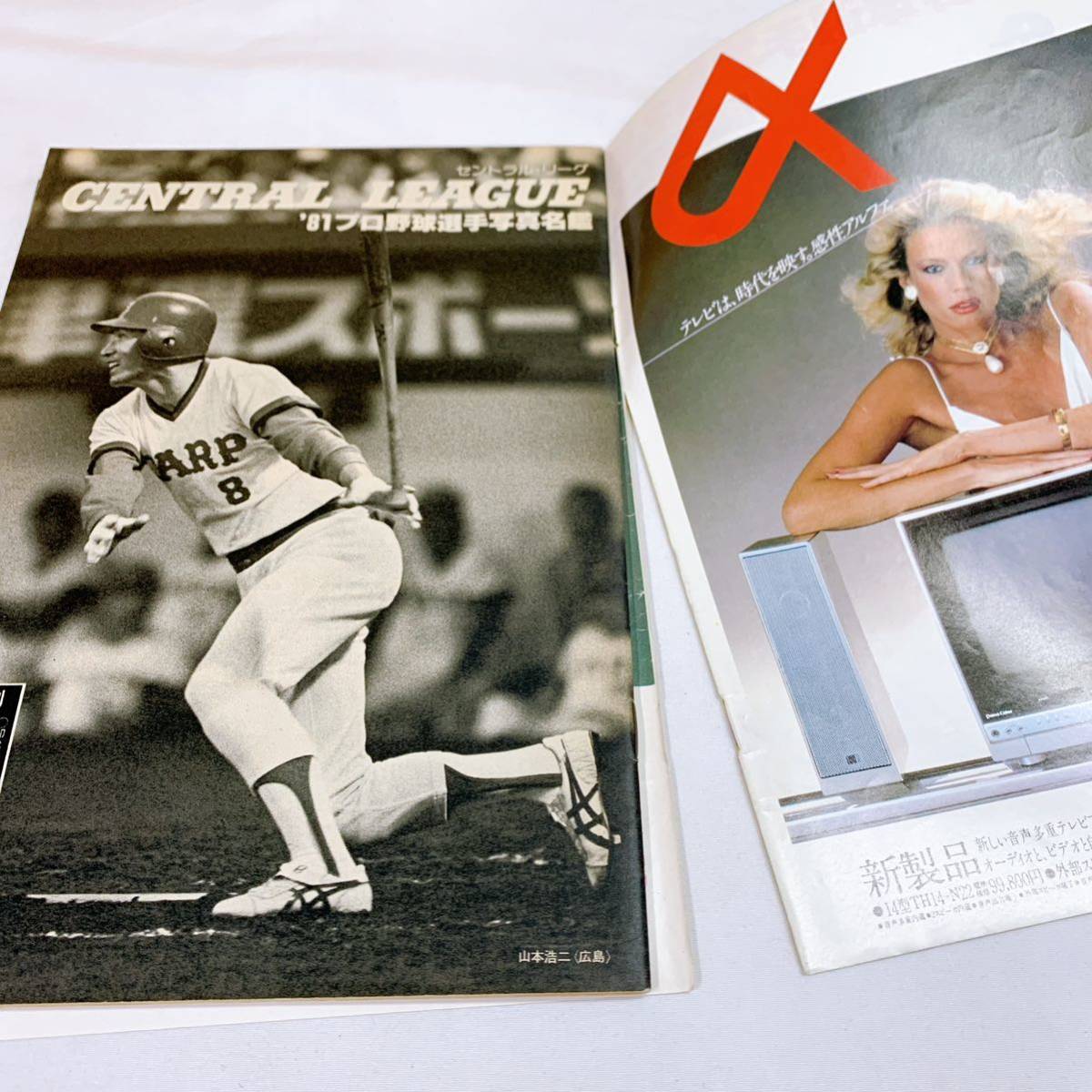 K5-T12/23 週刊ベースボール　'81プロ野球選手写真名鑑_画像3