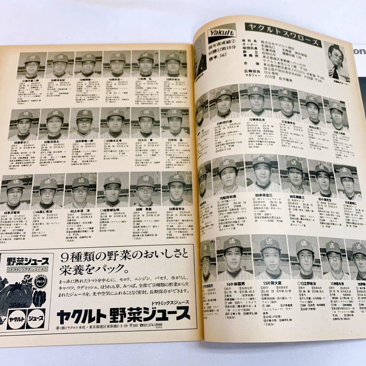 K5-T12/23 週刊ベースボール　'81プロ野球選手写真名鑑_画像4